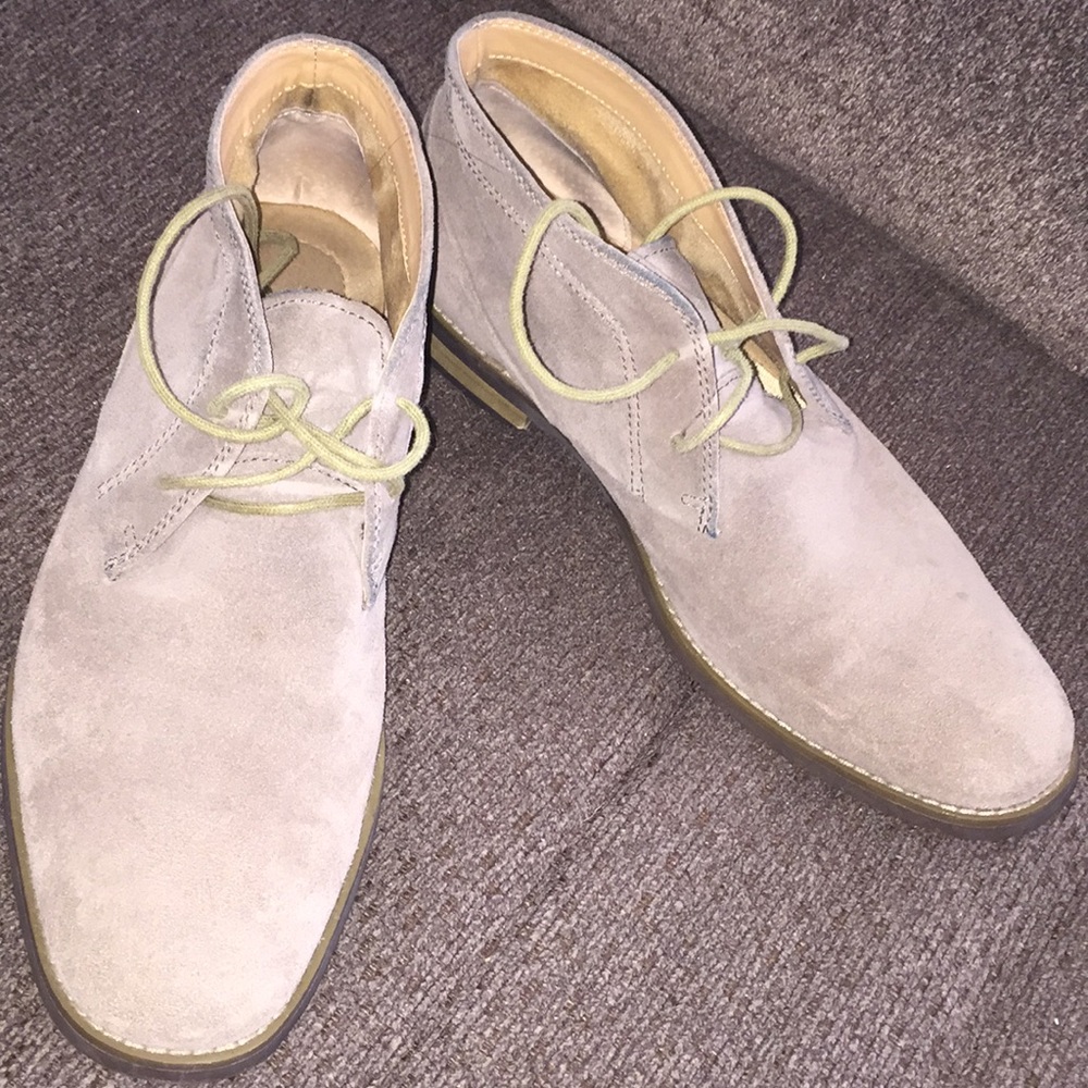 Calvin Klein Mens Tan Chukka Boots Sz 9.5